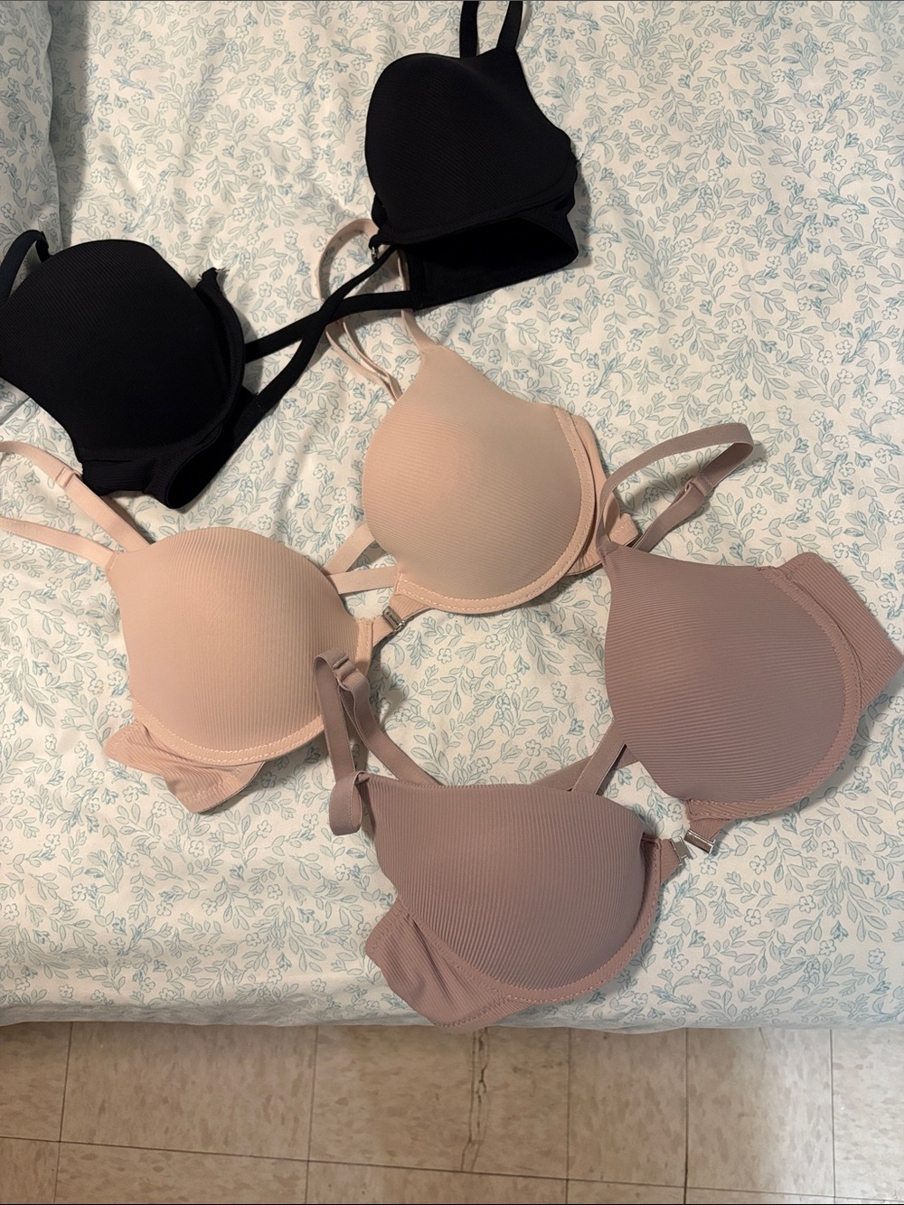 Everyday T-Shirt Bra - Black, Nude, Blush, Mauve
